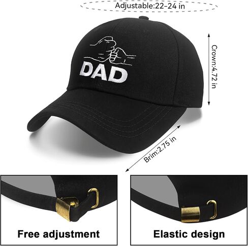 Dad Gifts for Men, Dad Hat Embroidered Letters Adjustable Baseball Cap in Saudi Arabia