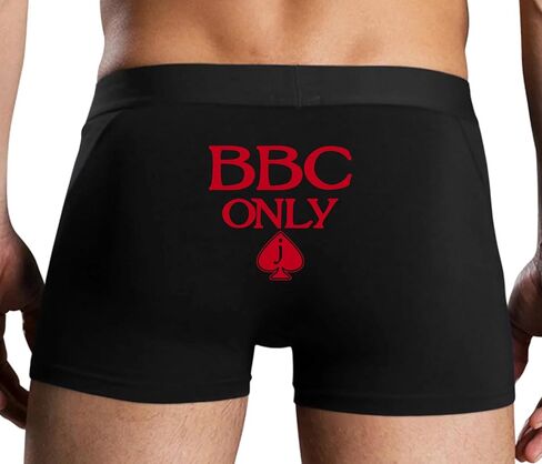 Knaughty Knickers BBC Only - Jack Of Spades Black Mens Boxer Brief Sexy Adult Design in Kuwait