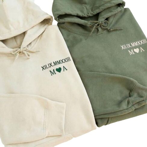 Custom Matching Couple Sweatshirts, Personalized His and Hers Shirts, Couple Shirts, Valentines Day Gift in Kuwait