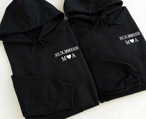 Custom Matching Couple Sweatshirts, Personalized His and Hers Shirts, Couple Shirts, Valentines Day Gift in Kuwait