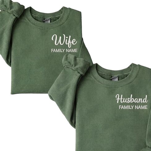 Custom Matching Couple Sweatshirts, Personalized His and Hers Shirts, Couple Shirts, Valentines Day Gift in Kuwait