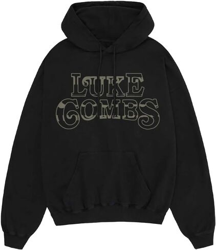 Luke Combs The Way I Am Album Cover Hoodie, Black in Saudi Arabia