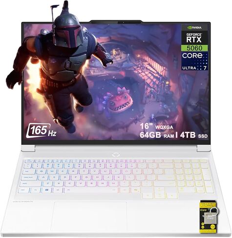 Lenovo Legion Pro 7i Gen 10 16 "Gaming Laptop (2025 Model) Intel Core Ultra 9 275HX 24C ، NVIDIA GEFORCE RTX 5080 16GB ، 64GB RAM ، 2TB (1TB+1TB) NVME SSD ، 16.0" in Kuwait
