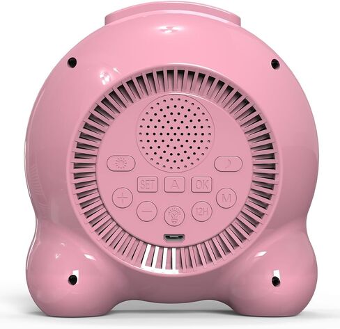 Kids Alarm Clock, Sun & Moon LED Display with Day & Date, Children's Sleep Trainer with Night Light & Sleep Sounds, Cute Wake Up Clock for Kids Bedroom, Easy to Use Birthday Gift for Boy and Girls in Saudi Arabia