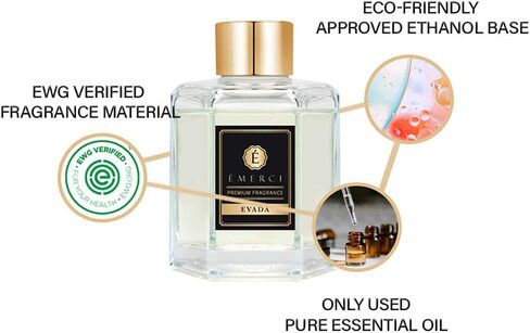 Premium Reed Diffuser Sticks Set Scented Fragrance Aromatherapy Perfume Essential Oil 4 oz (120 ml) Refresh in Saudi Arabia