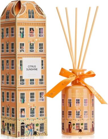 COCORRÍNA Reed Diffuser - Fresh Air 6.76 Fl.oz Reed Diffuser with 8 Sticks Home Fragrance, Home Decor for Bathroom, Bedroom & Living Room, Housewarming Gifts for Women Men (House Shape) in Saudi Arabia