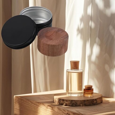 Wood Essential Oil Diffuser with Box Portable Wooden Passive Diffuser Small Aromatherapy Diffusers for Fragrance Oil Eucalyptus Oil Lavender Essential Oils Hotel Diffuser Oil Home Office Car in Kuwait