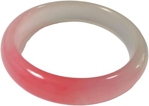 Women Jade Bangle Bracelet Feng Shui Good Luck Bracelet Fashion Elegant Round Bracelet Natural Jade Stone Bangle in Saudi Arabia