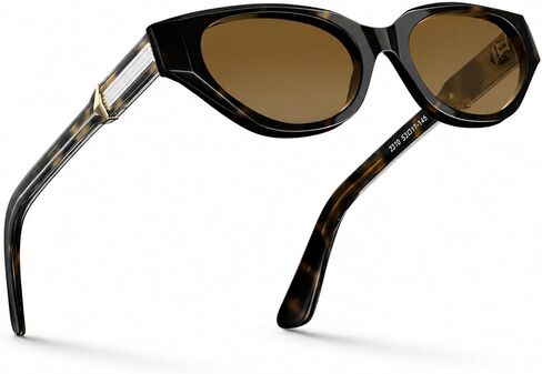 Retro Narrow Cat Eye Sunglasses for Women,Trendy Polarized Womens Sunglasses UV Protection,Small Fashion Oval Shades in Kuwait