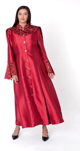 Tally Taylor Geometric Yoke Clergy Robe - Choir Gown for Women, Pastor, Minister & Preacher & Pulpit - 41082 in Saudi Arabia