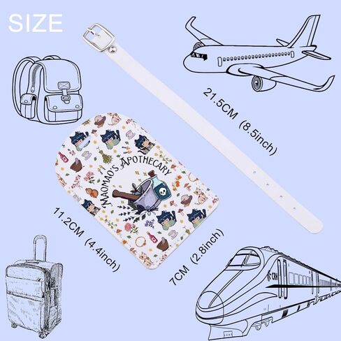 Poison Apothecary Medicine Poisons Japan Anime Lovers Gift Maomao Fans Witch Apothecary Luggage Tag (Maomao tag) in Kuwait