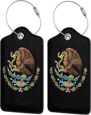 Scotland Rampant Lion Luggage Tag with Stainless Steel Loop Privacy Cover Id Label for Travel Bag Suitcase 2 Pcs in Saudi Arabia
