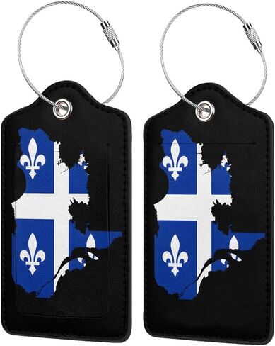 Scotland Rampant Lion Luggage Tag with Stainless Steel Loop Privacy Cover Id Label for Travel Bag Suitcase 2 Pcs in Saudi Arabia