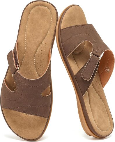 Aomigoct Comfortable Slides for Women Dressy: Summer Casual Sandals Outdoors for Travel Vacation Wedding Indoors for Office House Graduation Birthday in Kuwait