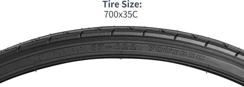 YUNSCM 2-PCS 700C Bike Tires 700x35C/35-622 60TPI and 700C Heavy Duty Bike Tubes Presta Valve with 2 Rim Strips Compatible with 700x33C 700x35C 700x36C 700x37C Bike Bicycle Tires and Tubes (Y-585) in Kuwait