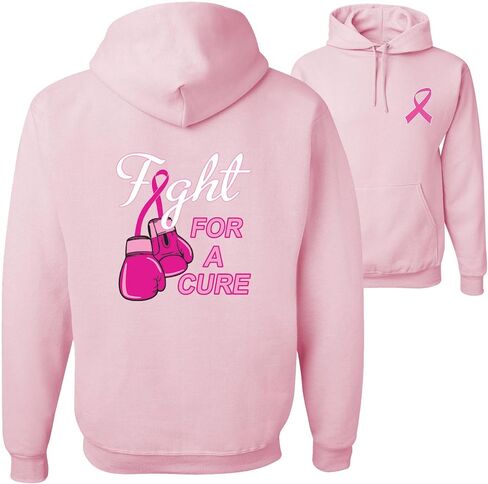 wild custom apparel Breast Cancer Awareness Pink Ribbon Unisex Hoodie Collection 5 in Saudi Arabia