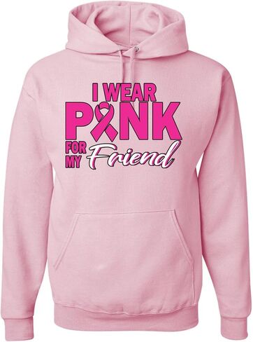 wild custom apparel Breast Cancer Awareness Pink Ribbon Unisex Hoodie Collection 5 in Saudi Arabia