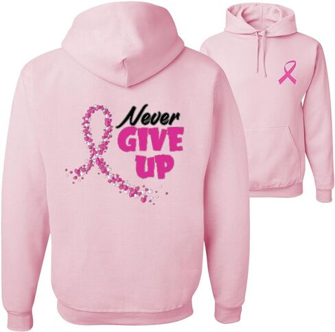 wild custom apparel Breast Cancer Awareness Pink Ribbon Unisex Hoodie Collection 5 in Saudi Arabia