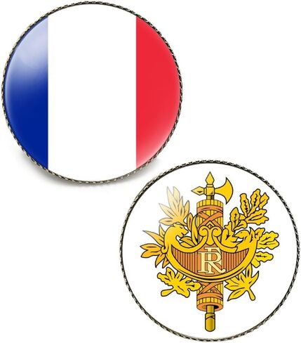 Ykonuyis Each Country National Flag Pin and National Emblem Alloy Brooch Coat of Arms Badge in Saudi Arabia