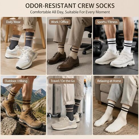 Men Casual Calf Socks - Color Cute Cotton Crew Socks - Soft Above Crew Sock Colorful in Saudi Arabia