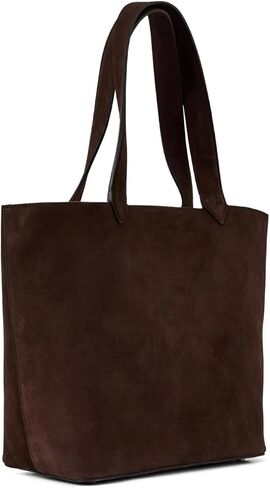Aquatalia Women's Ari Tote, weather-resistant Italian suede, espresso | weather-resistant in Kuwait