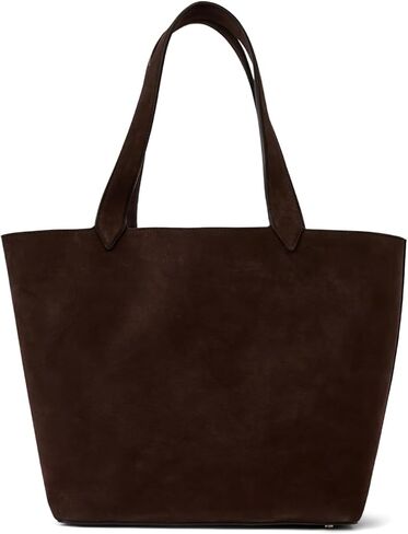 Aquatalia Women's Ari Tote, weather-resistant Italian suede, espresso | weather-resistant in Kuwait