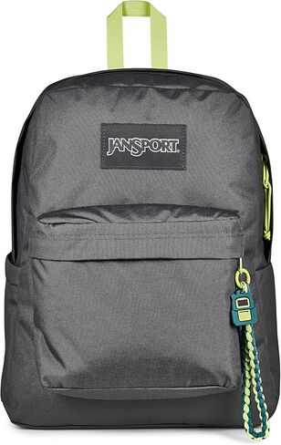 JanSport Superbreak Plus Charmed, Bag Charm Pastel Lilac/Lt Blue in Kuwait