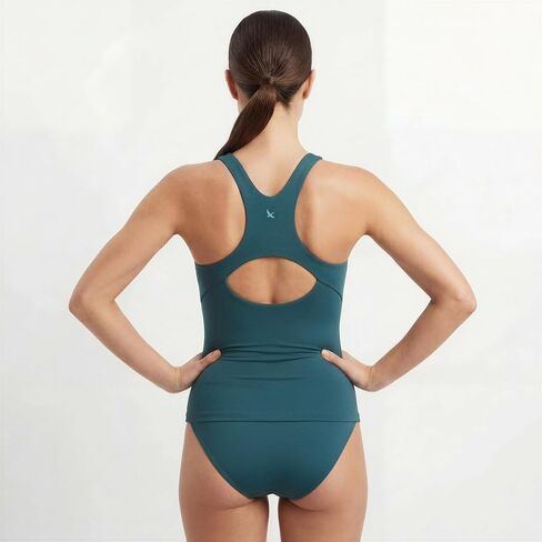 Eddie Bauer Women’s Tankini 2-Piece Swimsuit – UPF 50+ Quick Dry Set with Built-in Bra, Removable Cups and High Waist Brief in Kuwait