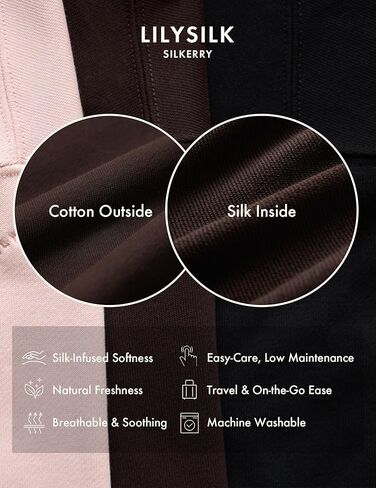 LilySilk Women Silk Terry Sweatshirt Ladies Pullover Quarter-button Placket and Polo Collar for Casual Sports in Kuwait