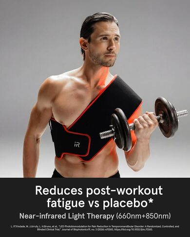 iRESTORE Red Light Therapy Belt for Back Pain and Shoulder Support - Infrared Red Light Therapy for Body with 3 Wavelengths, Wireless LED Belt for Waist, Stomach, Back, Knee, Wellness & Recovery in Saudi Arabia