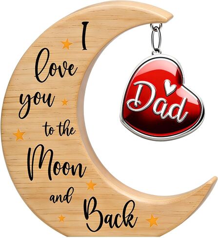 Dad Gifts from Daughter Son, Fathers Day Birthday Gifts for Dads, I Love You to the Moon and Back Fathers Day Gift Idea, Gifts for Step-Dads Present for Father Best Dad Ever Gifts in Saudi Arabia