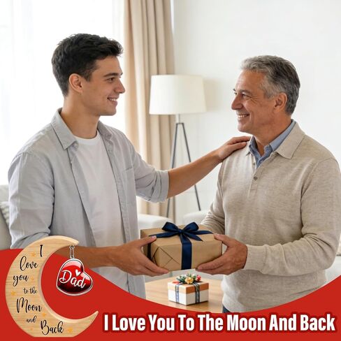 Dad Gifts from Daughter Son, Fathers Day Birthday Gifts for Dads, I Love You to the Moon and Back Fathers Day Gift Idea, Gifts for Step-Dads Present for Father Best Dad Ever Gifts in Saudi Arabia
