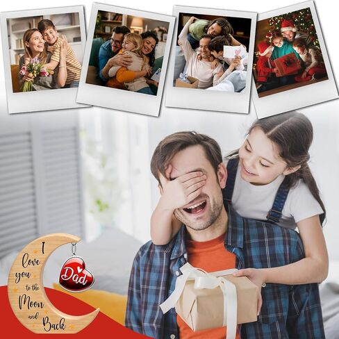 Dad Gifts from Daughter Son, Fathers Day Birthday Gifts for Dads, I Love You to the Moon and Back Fathers Day Gift Idea, Gifts for Step-Dads Present for Father Best Dad Ever Gifts in Saudi Arabia
