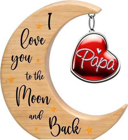 Dad Gifts from Daughter Son, Fathers Day Birthday Gifts for Dads, I Love You to the Moon and Back Fathers Day Gift Idea, Gifts for Step-Dads Present for Father Best Dad Ever Gifts in Saudi Arabia