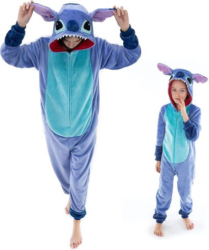 COSUSKET Snug Fit Unisex Adult Onesie Pajamas, Flannel Cosplay Animal One Piece Halloween Costume Sleepwear Homewear in Saudi Arabia
