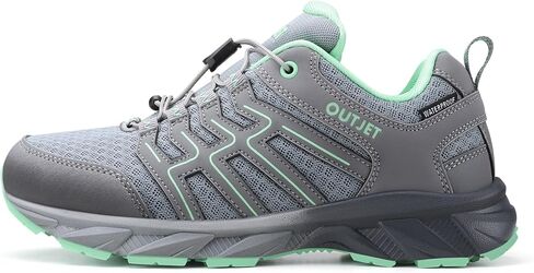 Women's Waterproof Hiking Shoes Quick Laces Lightweight Comfortable Breathable Non-Slip Trails Outdoor Sneakers in Saudi Arabia