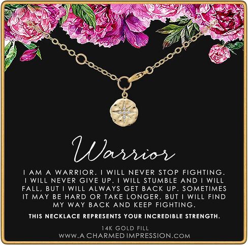 14K Gold CZ Starburst Warrior Bracelet - Survivor Gift in Kuwait