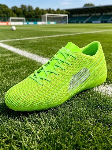 Youth Turf Soccer Cleats, Lightweight Football Shoes for Boys, for Kids & Teens Training and Matches in Kuwait