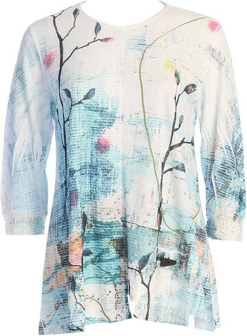 Jess & Jane Tunic With Mesh Contrast - BU2 in Kuwait