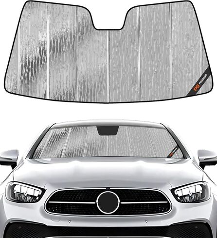Windshield Sun Shade for Mercedes-Benz C-Class Sedan 2022-2025, Custom Front Window Sunshade - AstraGuard in Saudi Arabia