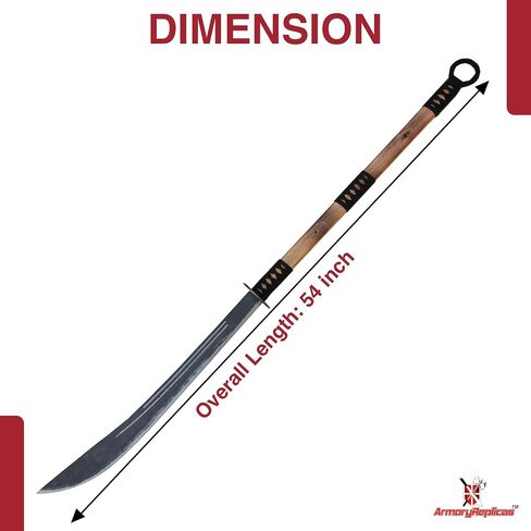 Armory Replicas Aged and Antiqued Japanese Samurai Warrior Naginata in Kuwait