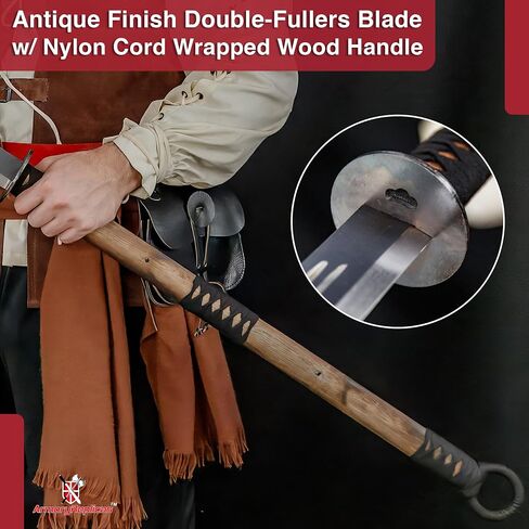 Armory Replicas Aged and Antiqued Japanese Samurai Warrior Naginata in Kuwait