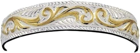 Montana Silversmiths Women's Tapered Scroll Cuff Bracelet - BC861 One Size in Kuwait