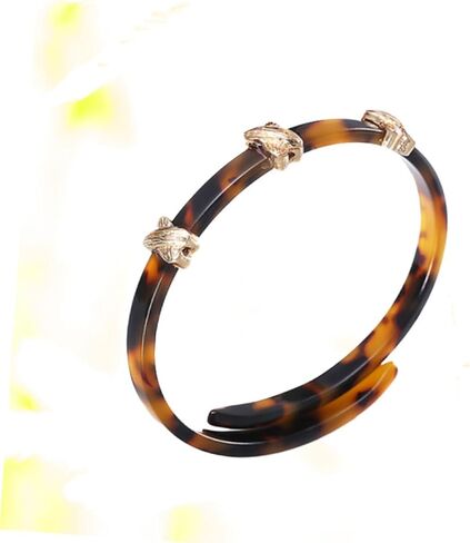 Holibanna Smooth Acrylic Bracelet Amber Fashionable Jewelry for Women Accessory for Outfit and Comfortable Bangle for Everyday Wear in Saudi Arabia