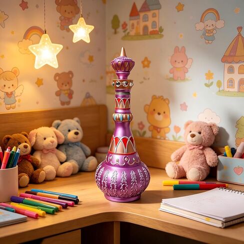 Resin Bottle Decoration, Magic Bottle, Retro Decorative Bottle, Bring Infinite Beauty to Your Home Pink in Saudi Arabia