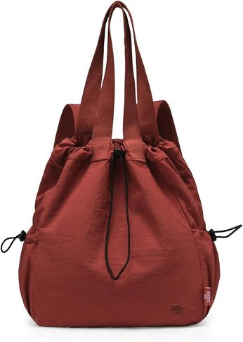 Casual Lightweight Small Backpack For Women 14.5 Inch Durable Drawstring Dual Use Travel Daypack in Saudi Arabia