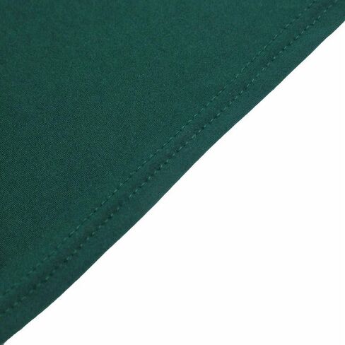 12 pcs Hunter Green Spandex Stretchable Folding Chair Covers for Party Wedding Linens Decorations Dining Ceremony Reception Supplies Fit Durable Washable Reusable Elastic Slipcovers for Chairs in Saudi Arabia