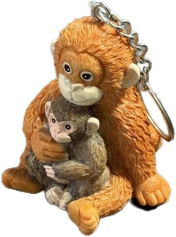 سلسلة مفاتيح Punch the Monkey ثلاثية الأبعاد للحماية من أجل حقيبة الظهر والمحفظة ومفاتيح السيارة in Kuwait