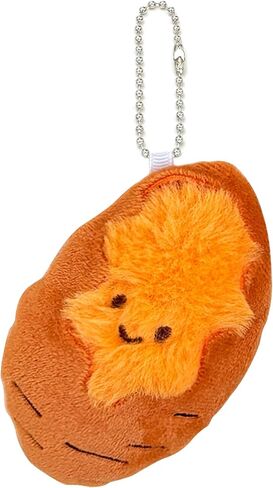 Roasted Sweet Potato Bag Charm, Cute Plush Keychain, Shellable Sweet Potato Charm for Handbags Backpacks Purse Keychain Accessories Charm Lover Gifts in Saudi Arabia