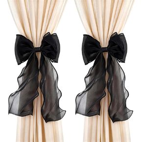 4PCS القوس الستار Tiebacks الجنية النسيج الستار التعادل الأشرطة القوس الستائر Tiebacks الدانتيل Bowknot الستائر Holdbacks أنيقة الدانتيل الأقمشة Holdbacks التعادل حبل للمنزل مكتب فندق الوردي in Saudi Arabia